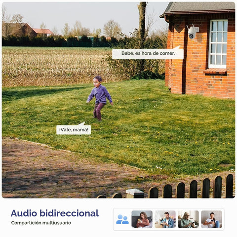 Cámara de seguridad exterior Ctronics 2.5K 4MP 3G/4G LTE con tarjeta SIM, cámara IP PTZ para exterior, detección de personas