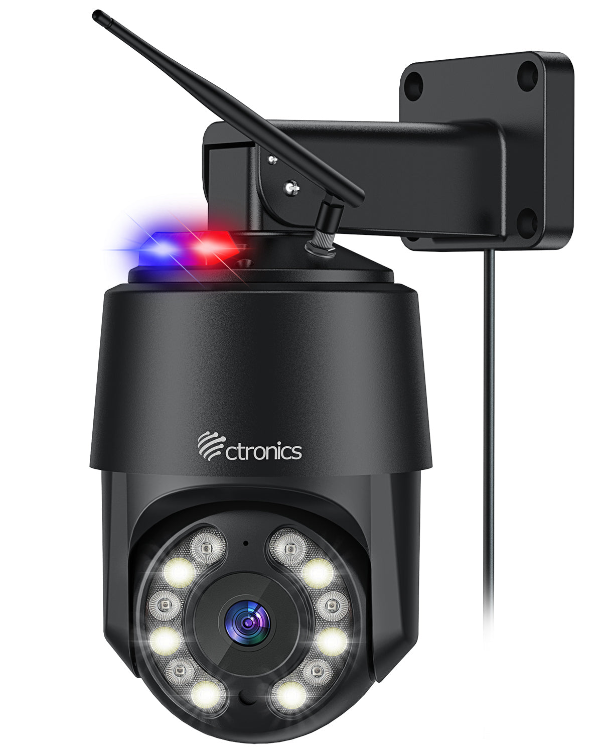 4K 8MP Camara de Vigilancia Exterior, Detección Humana/Vehículo/Ainmal
