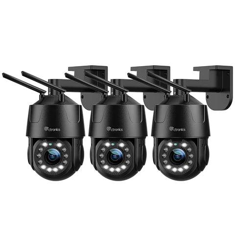 4K 8MP Zoom óptico 5X Exterior 2.4/5 GHz Cámara de vigilancia WiFi Cámara IP Detección de personas/vehículos/animales